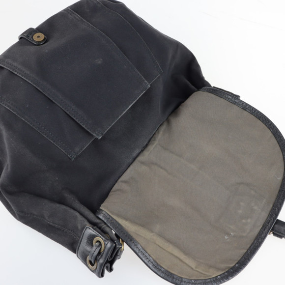 BURBERRY BLUE LABEL Burberry blue label shoulder bag canvas leather black sem... - Picture 8 of 10